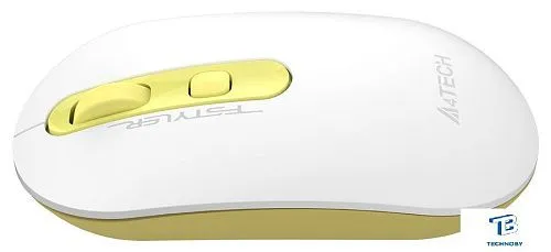 картинка Мышь A4Tech Fstyler FG20 Белый/золотистый