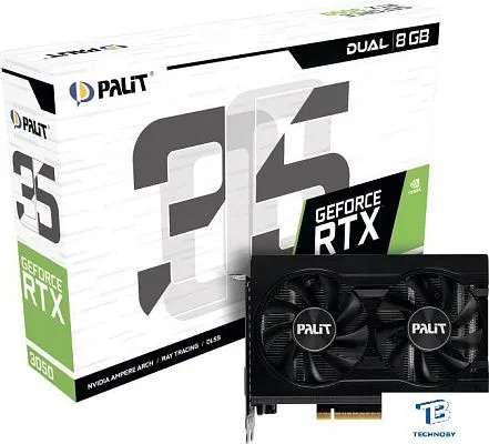 картинка Видеокарта Palit RTX 3050 (NE63050018P1-1070D)