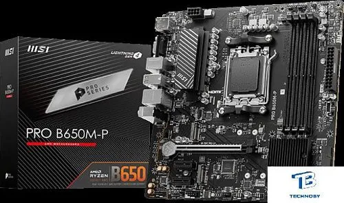картинка Материнская плата MSI PRO B650M-P
