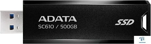 картинка Внешний SSD A-Data 500GB SC610-500G-CBK/RD