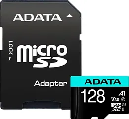 картинка Карта памяти A-Data 128GB AUSDX128GUI3V30SA2-RA1