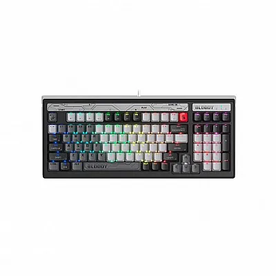 картинка Клавиатура A4Tech Bloody B950 серый-черный