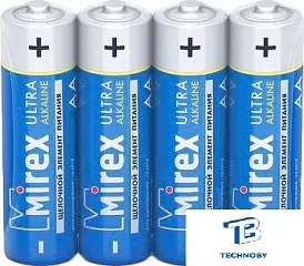картинка Батарейки Mirex AA LR6 4шт