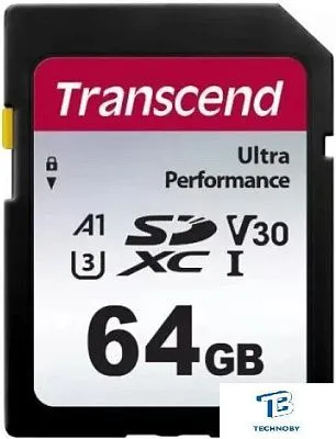 картинка Карта памяти Transcend 64GB TS64GSDC340S