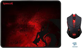 картинка Набор (Мышь+ковер) Redragon M601WL-BA