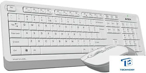 картинка Набор (Клавиатура+мышь) A4Tech FG1010 белый/серый