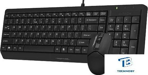 картинка Набор (Клавиатура+мышь) A4Tech Fstyler F1512 черный