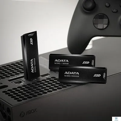 картинка Внешний SSD A-Data 500GB SC610-500G-CBK/RD