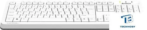 картинка Клавиатура A4Tech Fstyler FKS10 Белый/серый