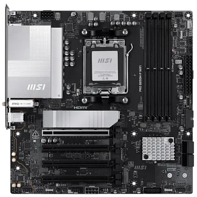 картинка Материнская плата MSI PRO B850M-P WIFI