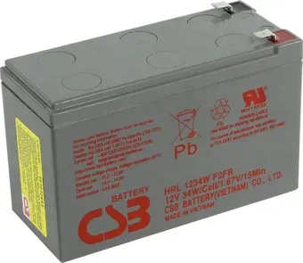 картинка Батарея для ИБП CSB HRL 1234W F2 FR 12V/9Ah